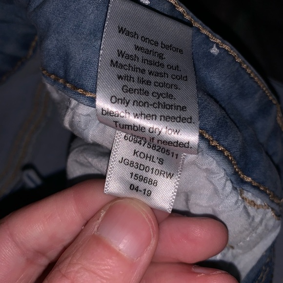 SO ultimate skinny low rise jeggings size 1 - Picture 3 of 11